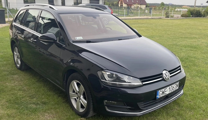 Volkswagen Golf cena 47900 przebieg: 245600, rok produkcji 2014 z Łódź małe 172